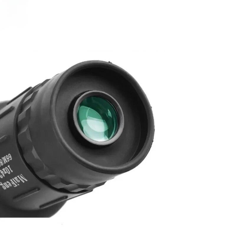 Kvalitetno zeleno socivo na monokularu za ostar i jasan prikaz na daljinu