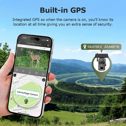 Solarna 4G lovacka kamera sa ugradjenim GPS pracenjem preko telefona