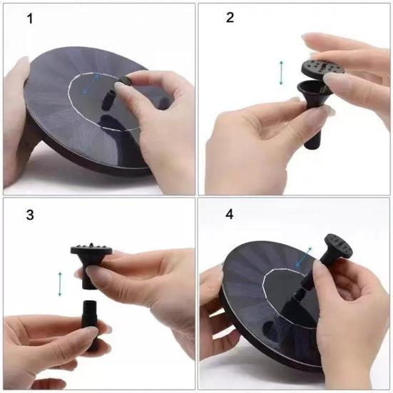 solarna fontana za vodu jednostavna montaza i zamena nastavaka