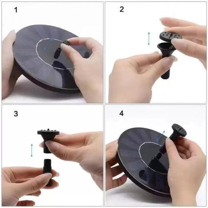 solarna fontana za vodu jednostavna montaza i zamena nastavaka