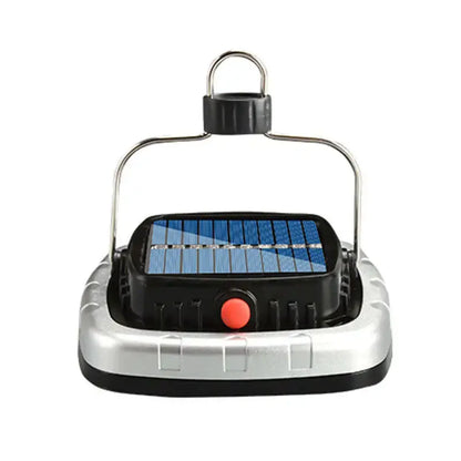 Solarna kamperska lampa sa solarnim panelom i sklopivom ruckom