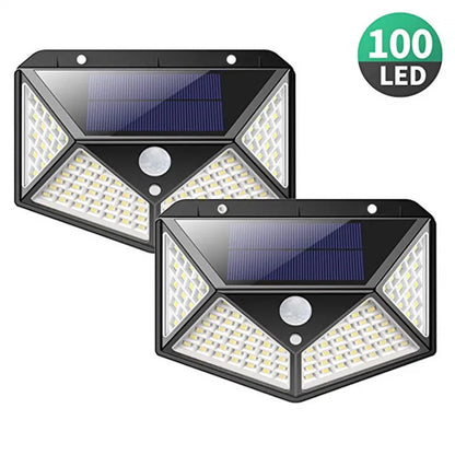 solarna led lampa za dvoriste sa 100 led dioda