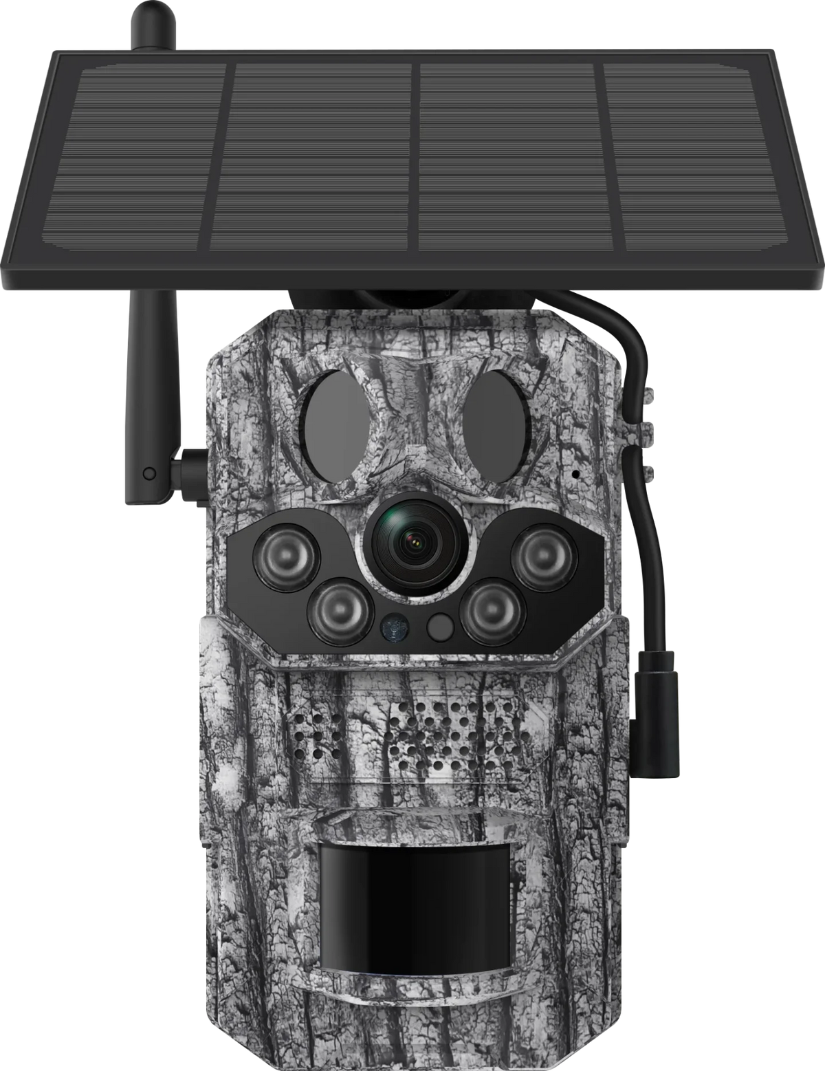 Solarna lovacka kamera sa solarnim panelom i pir senzorom