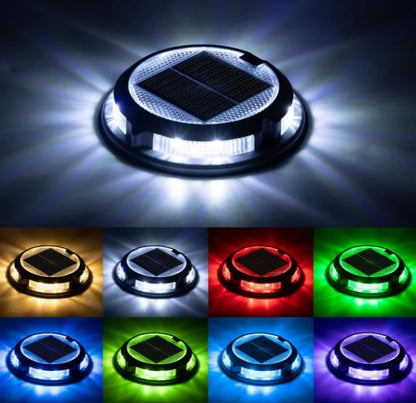 Solarna podna lampa u vise razlicitih boja sa rgb led diodama za spoljnu upotrebu