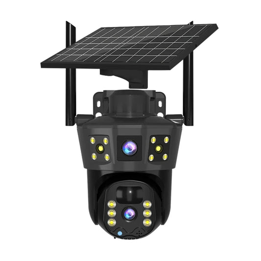 Solarna WiFi PTZ sigurnosna kamera sa tri objektiva i 360 stepeni pregledom.