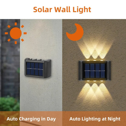 Solarna zidna lampa koja se danju puni a nocu automatski svetli