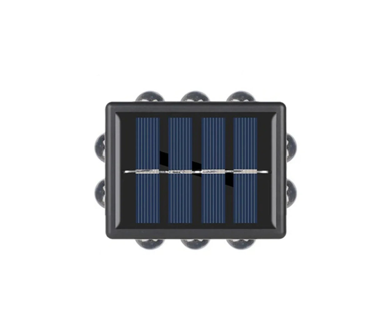 Solarna zidna lampa sa solarnim panelom i vise svetlosnih strana