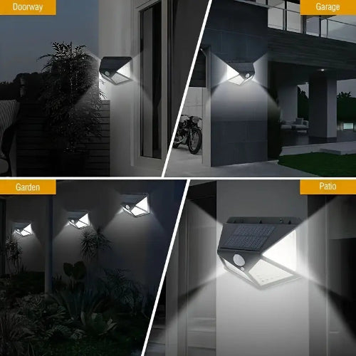 Solarne lampe za spoljnu upotrebu dvoriste ulaz garaza terasa LED osvetljenje sa senzorom pokreta stedljive solarne svetiljke.
