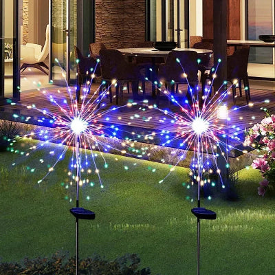 Ukrasne solarne lampe za dvoriste i terasu u obliku vatrenih lopti sa LED diodama u vise boja za spektakularno osvetljenje.