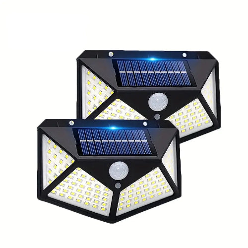 Solarne zidne lampe sa senzorom pokreta LED spoljna rasveta za dvoriste dva komada stedljive solarne svetiljke.