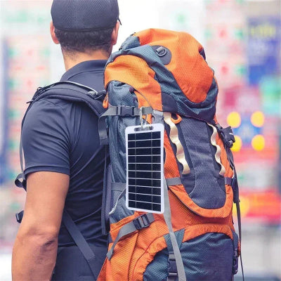 Solarni punjac za ranac kampovanje u prirodi planinarenje izleti putovanja korisno prenosivo