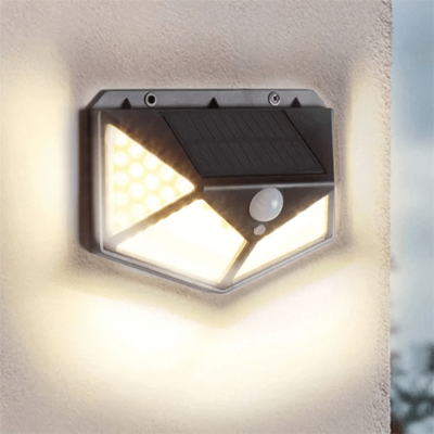 Solarno zidno LED svetlo sa vise LED dioda i senzorom pokreta. Idealno za spoljnu rasvetu dvorista i kuca. Otporno na sve vremenske uslove.