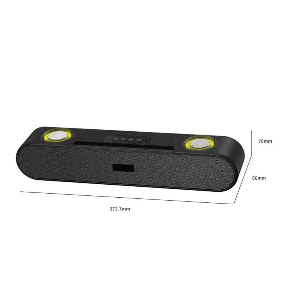 Dimenzije Bluetooth soundbar zvučnika za sto i računar
