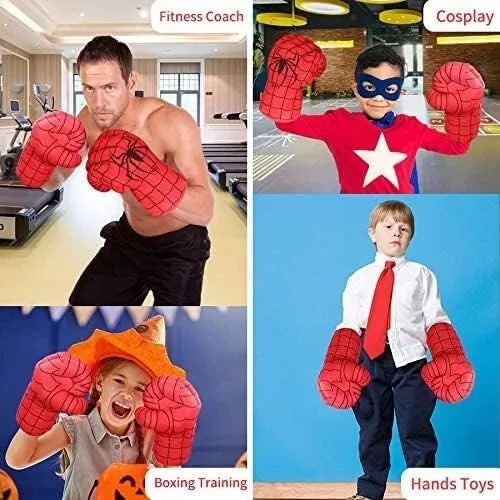 Spajdermen Hulk rukavice za decu i odrasle, fitnes, kostim, boks trening, igracke za ruke, superheroji.