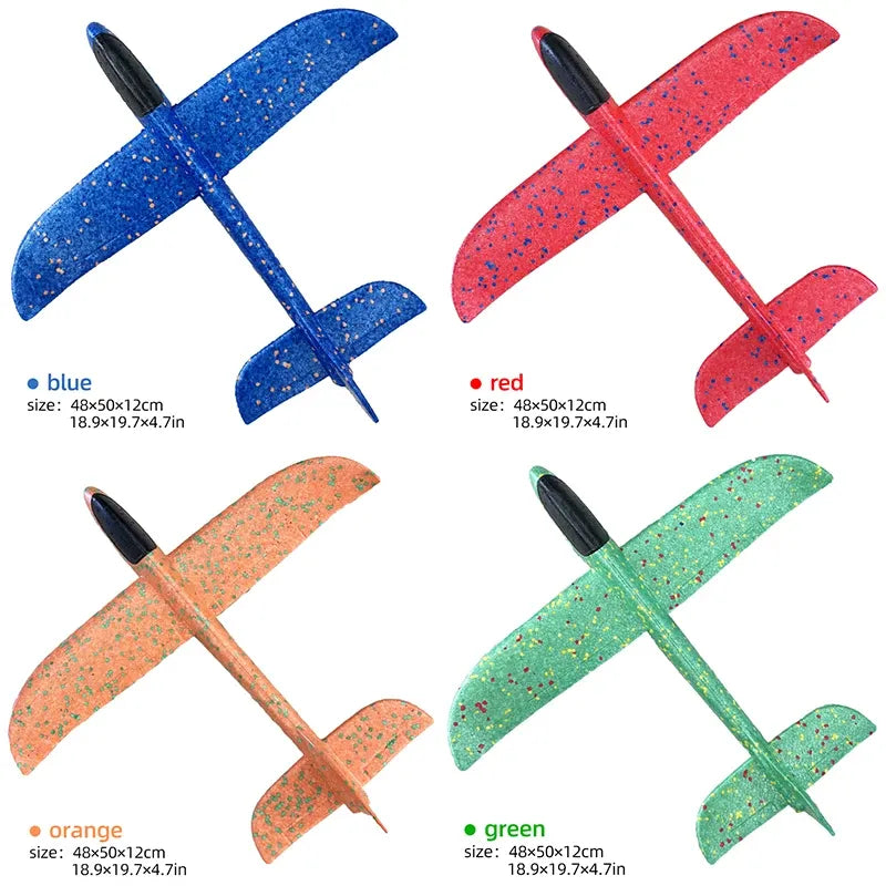 avion od pene dimenzije 48x50x12cm plavi crveni zeleni narandzasti