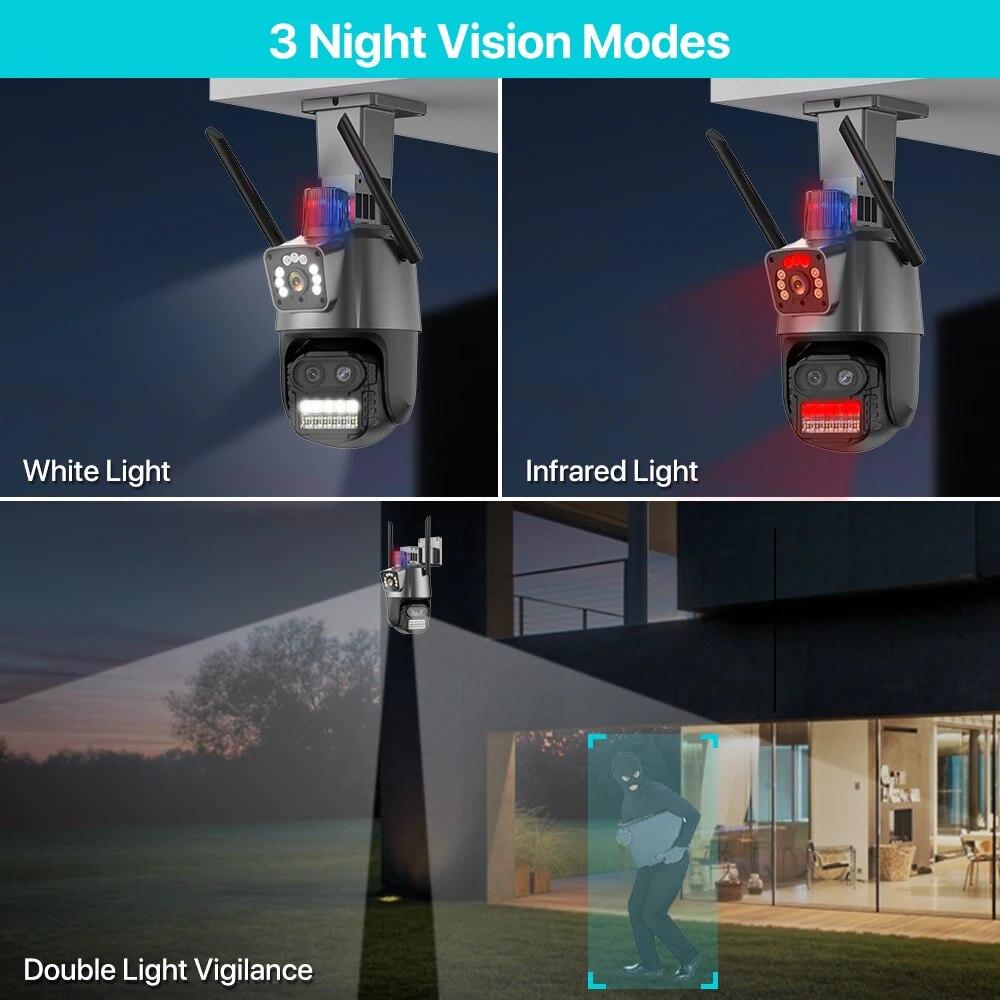 Spoljna kamera sa nocnim vidom belim i infracrvenim svetlom i automatskom detekcijom pokreta