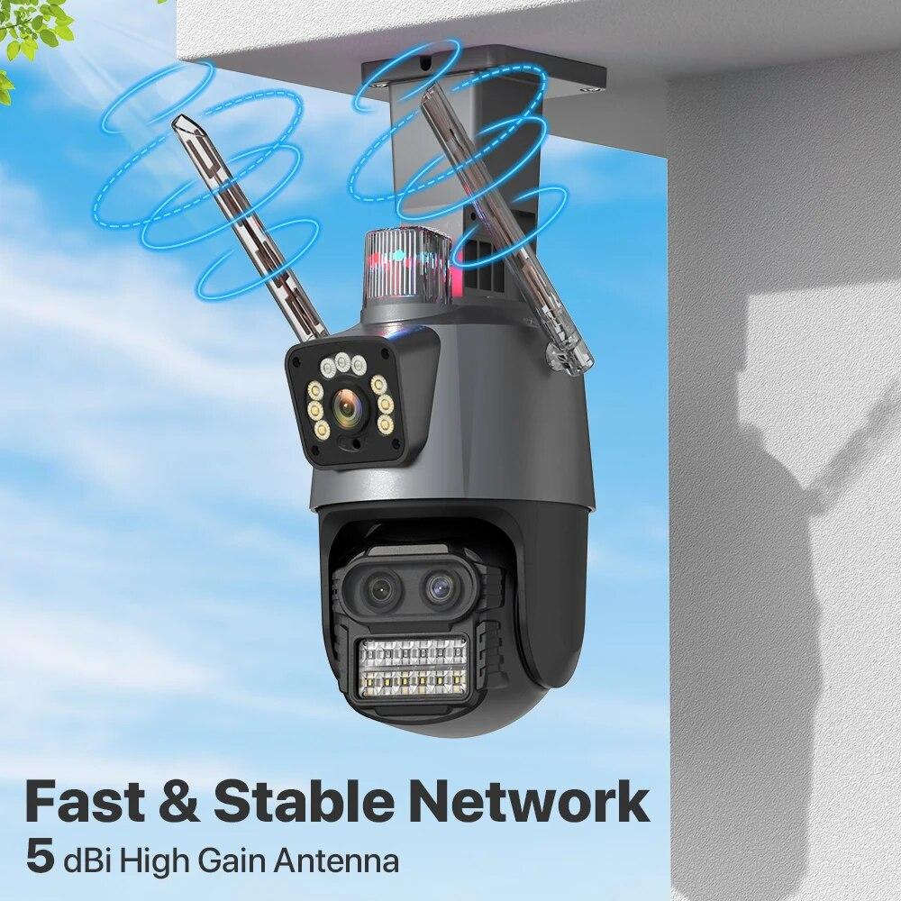 Spoljna nadzorna kamera sa dvostrukom wifi antenom visokog pojacanja za stabilnu mrezu