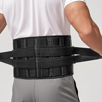 Jak dupli steznik za kicmu i stabilizaciju lumbalnog dela terapija bola i oporavak od povreda nosi se ispod odece nevidljiv i diskretan