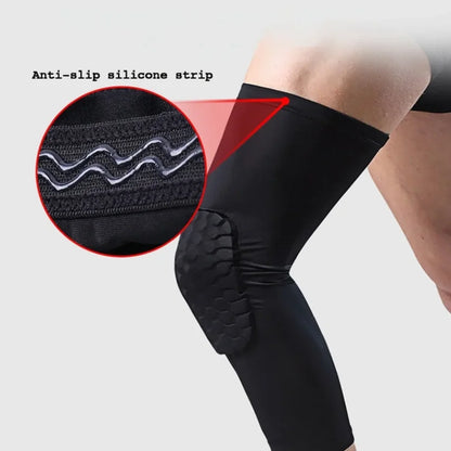 detalj silikonske anti slip trake na sportskom stezniku za koleno