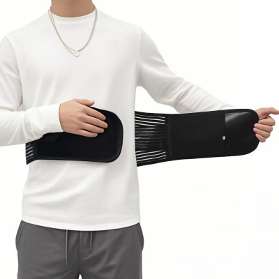 Podesiv steznik za ledja podrska lumbalnom delu ublazavanje bola i korekcija drzanja tela udoban i prozracan materijal za nosenje