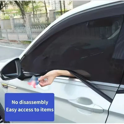 Zastitna mreza za auto prozor od sunca i komaraca omogucava lako otvaranje prozora tokom voznje.