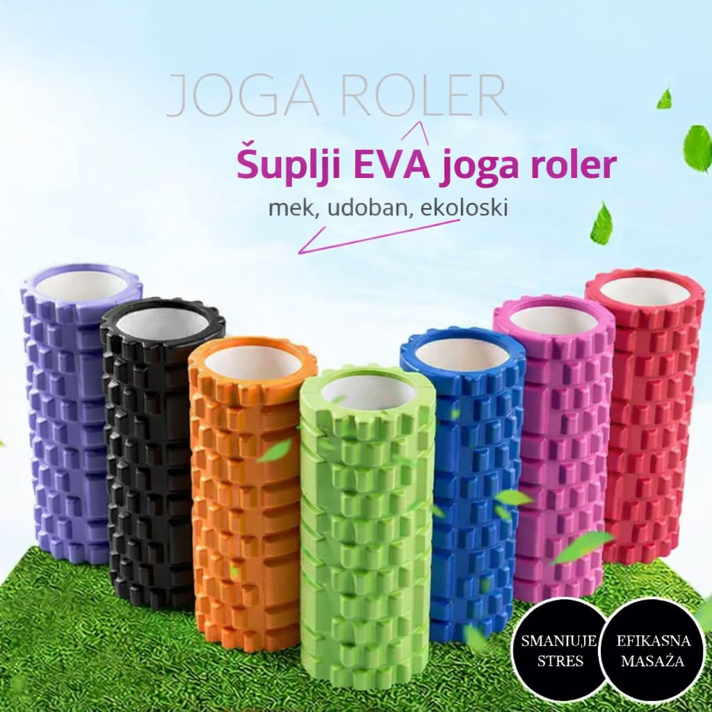 Šuplji EVA joga roler za masažu i opuštanje mišića