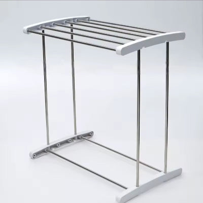 Mala niska susilica za ves prenosivi stender za ves metalne sipke stabilna konstrukcija idealno za bebe ili mali prostor