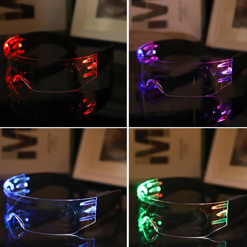 Svetlece futuristicke naocare u vise boja osvetljenja