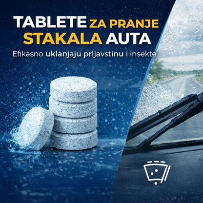 Tablete za pranje stakala auta