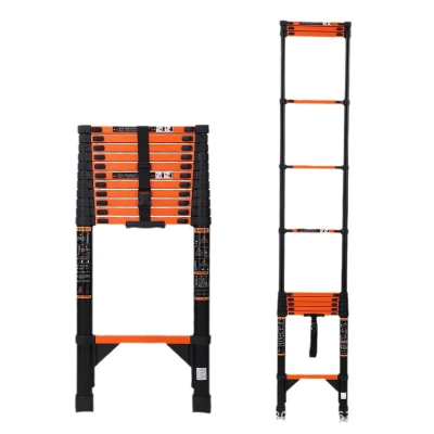 Teleskopske merdevine dvostruke profesionalne moguce rasklapanje i skrivanje podesiva visina lagane aluminijumske za rad na visini