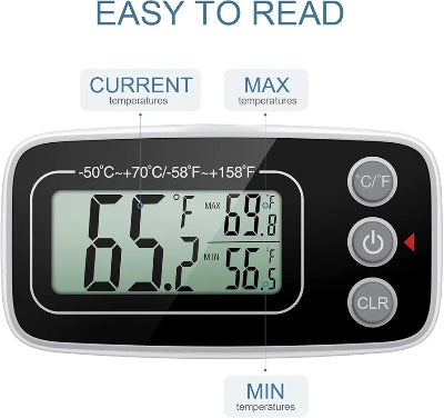 Termometar za frizider min max temperatura digitalni citljiv ekran lako citanje