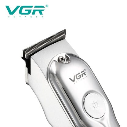 Detaljan prikaz metalne glave trimera za kosu i bradu V-071