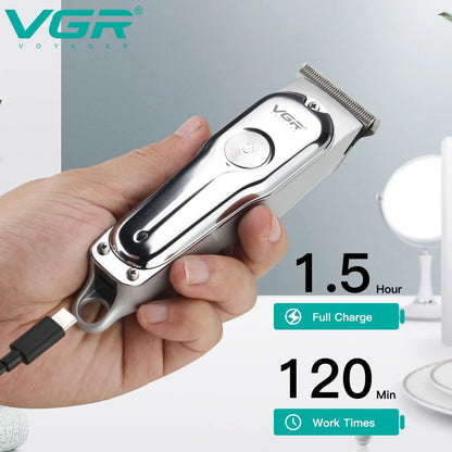 Trimer V-071 tokom USB punjenja sa oznacenim vremenom rada 120 min