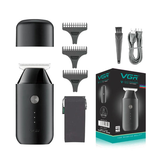 Komplet mini trimera VGR V-932 za kosu i bradu sa 3 nastavka, USB kablom i torbicom
