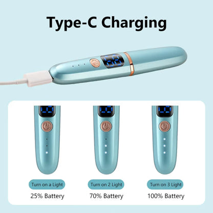 Type-C punjenje i LED indikator nivoa baterije na električnom uvijaču