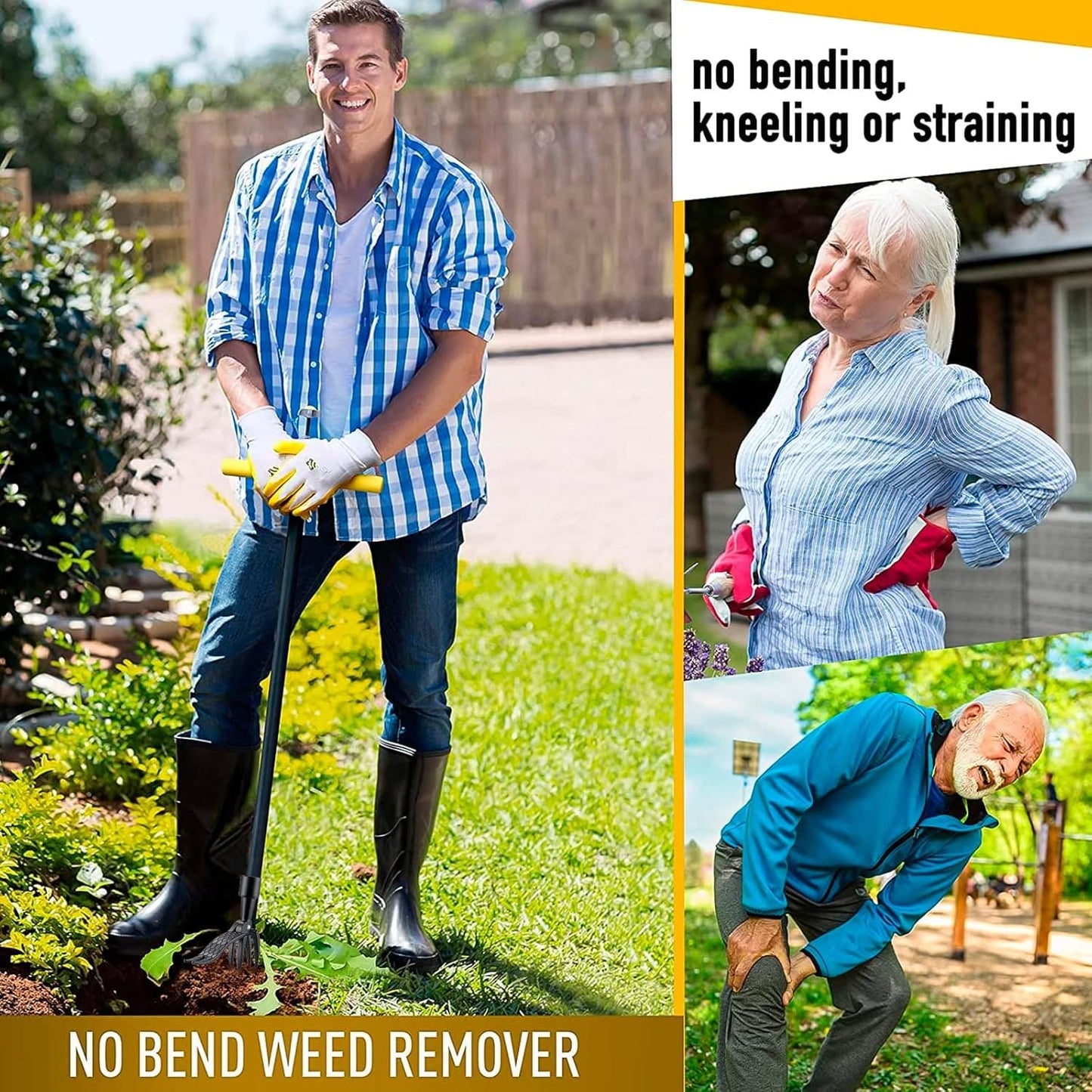 Uklanjanje korova bez savijanja ledja i klecanja idealno resenje za starije osobe i bastovane sa bolovima