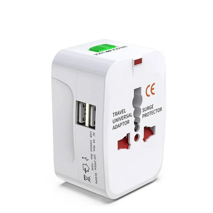 Univerzalni putni adapter za struju sa dva USB porta