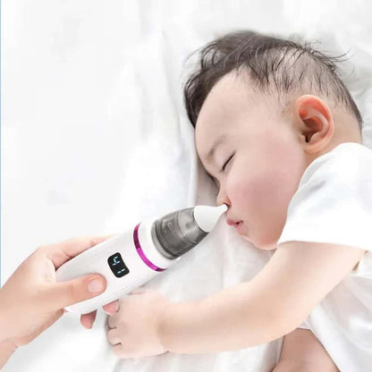 Aspirator za nos za bebe koji je izuzetno tih i nezan omogucava ciscenje nosa cak i dok vasa beba mirno spava