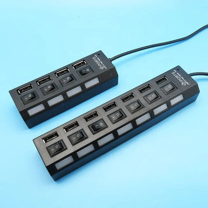 USB hub sa 4 porta pored duzeg modela sa vise portova