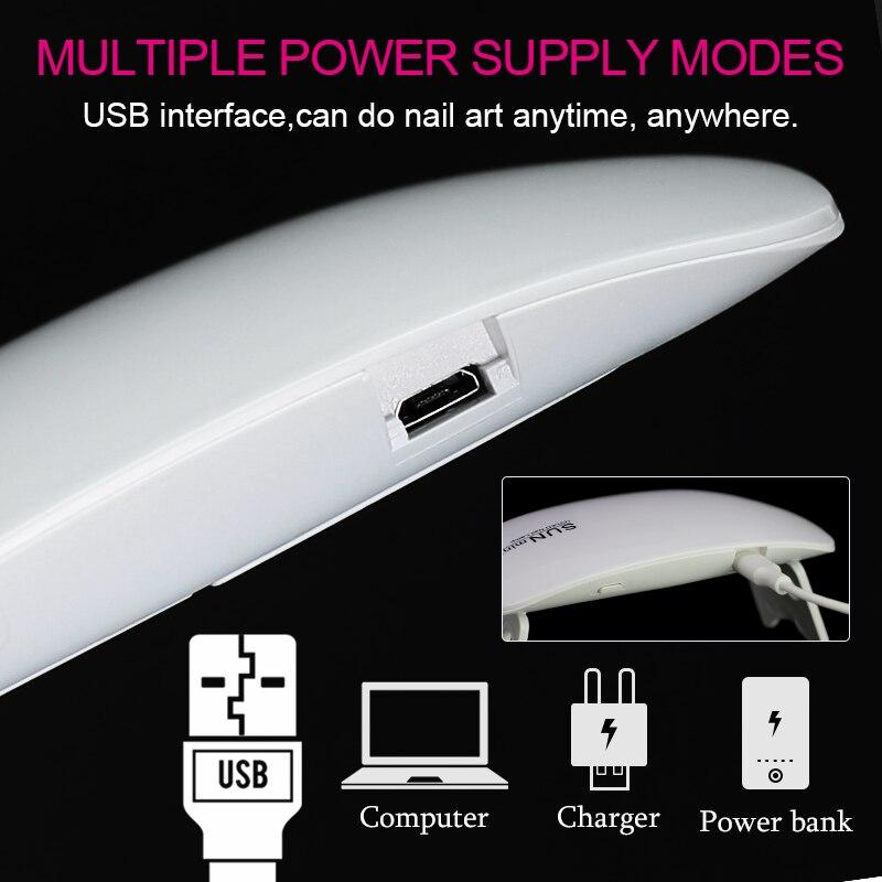 USB priključak na mini UV LED lampi za nokte SUNmini