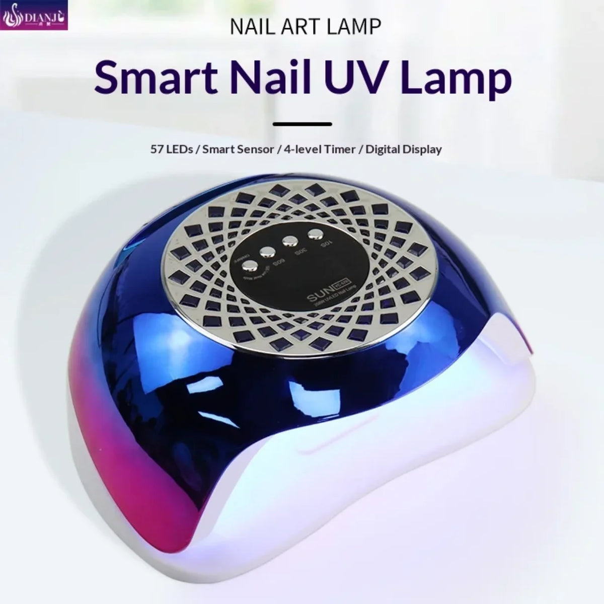 Smart UV LED lampa za nokte sa 57 LED dioda i tajmerom