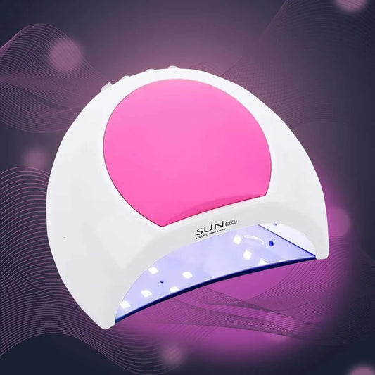 uv led lampa za nokte 48w sun2c prednja strana roze bela