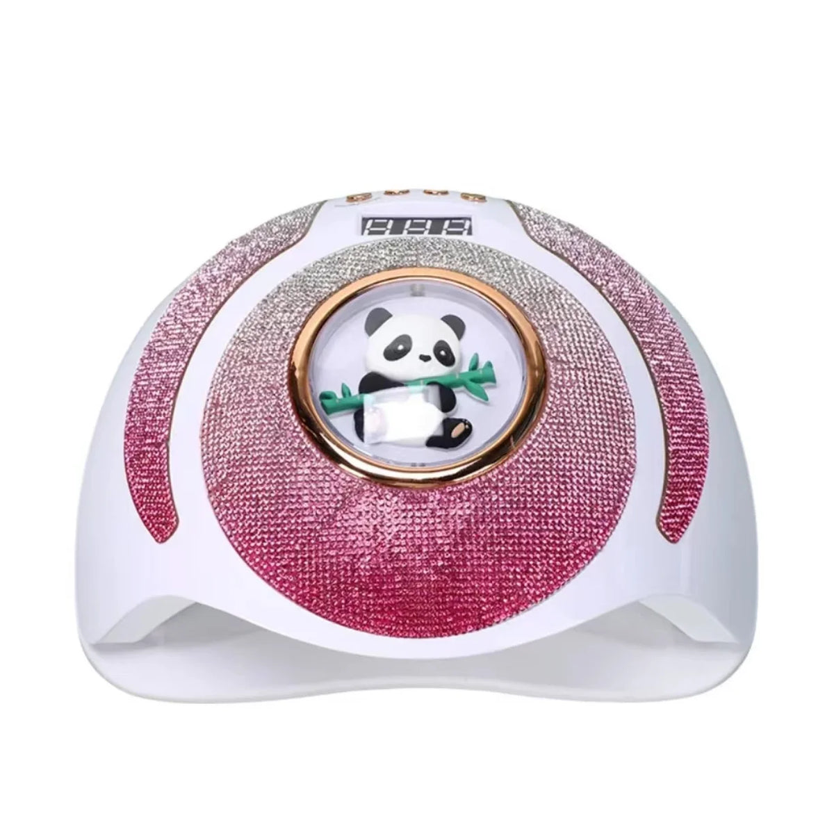 uv led lampa za nokte panda roze prednja strana