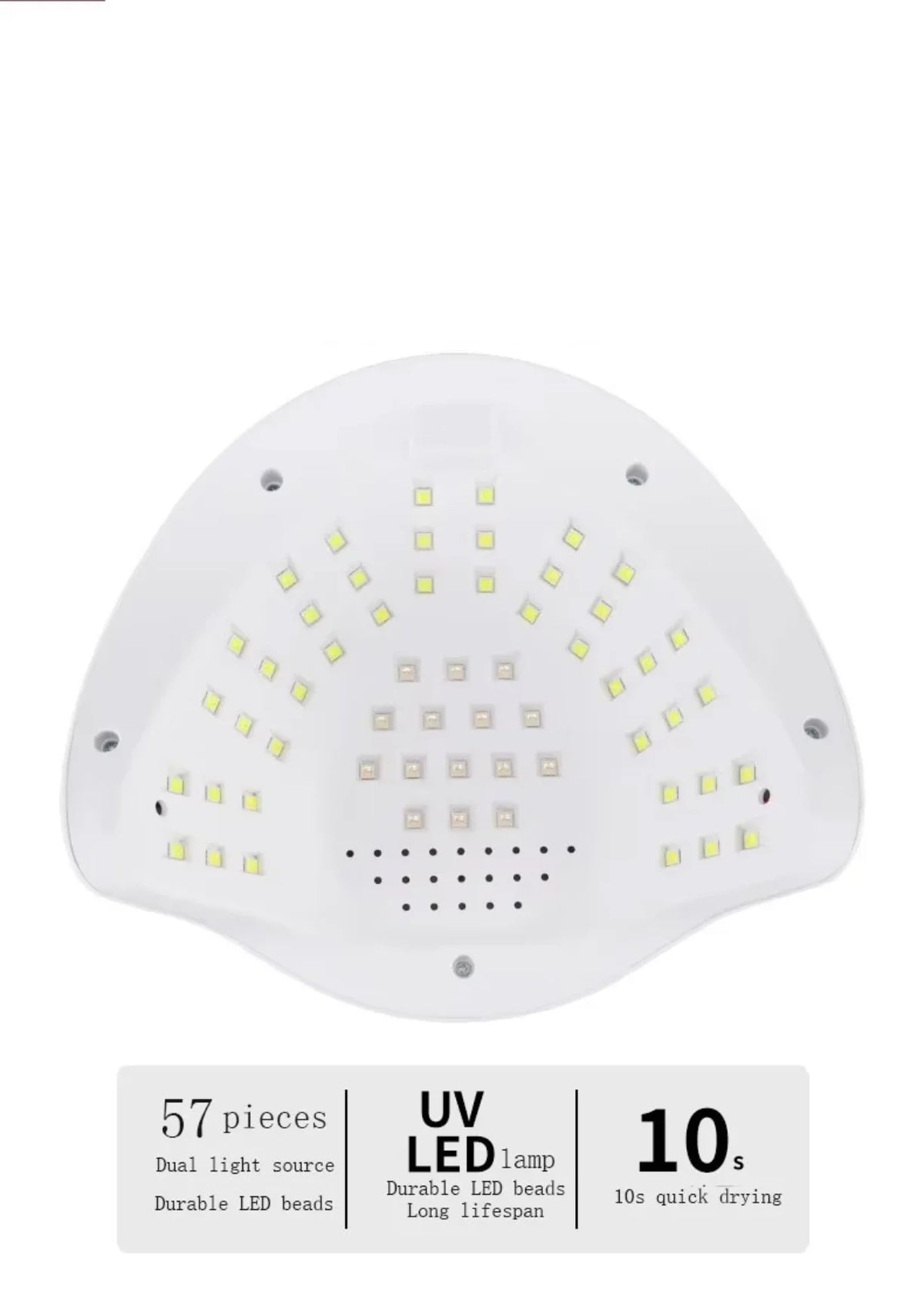unutrasnjost uv led lampe za nokte sa 57 dioda
