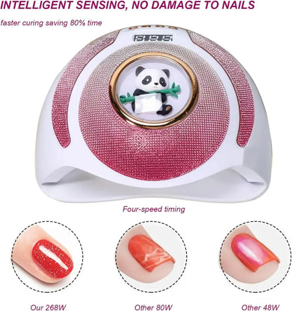 uv led lampa za nokte 268w sa inteligentnim senzorom i poredjenjem snage