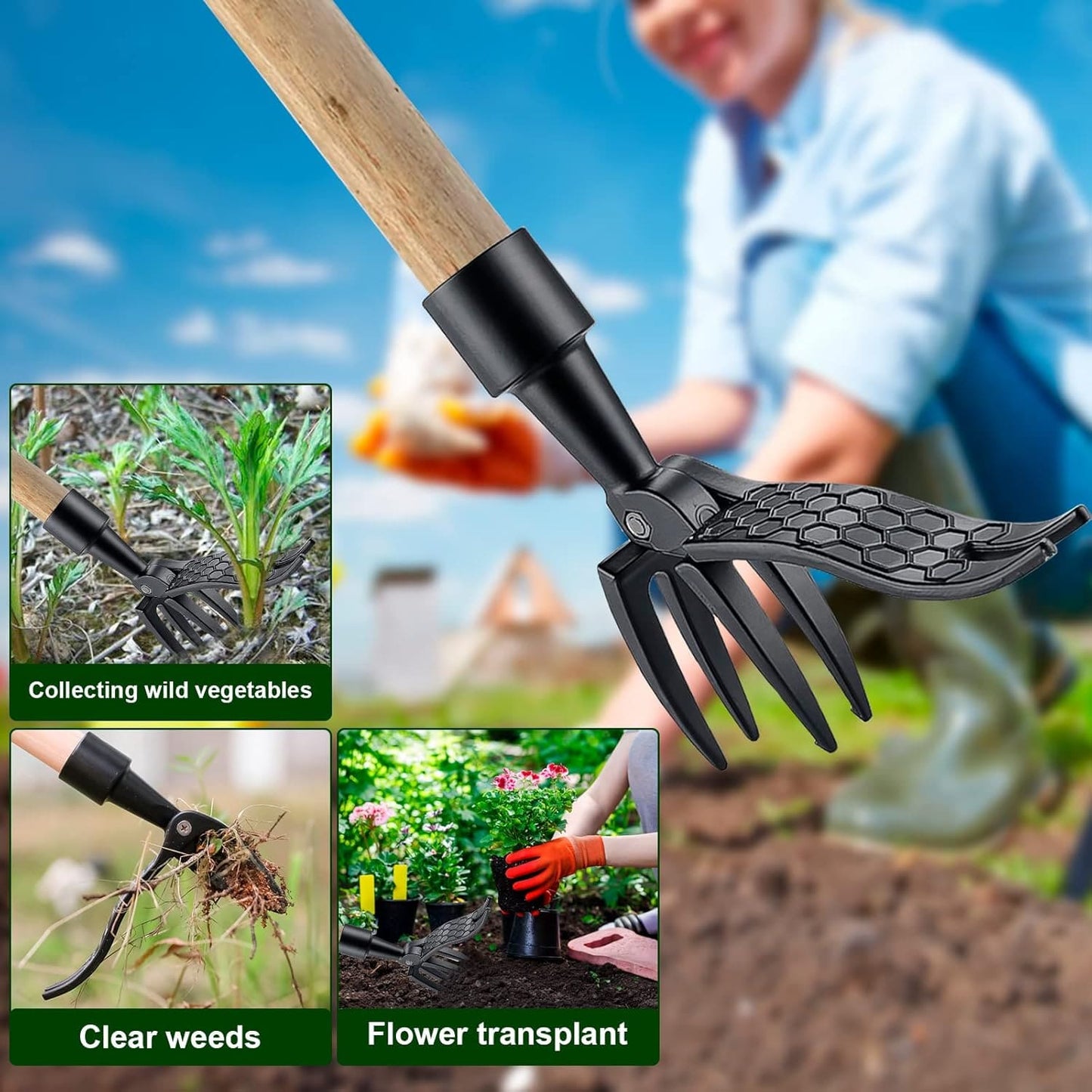 Vadilica korova u akciji za efikasno uklanjanje divljeg rastinja i pripremu zemlje za sadnju cveca