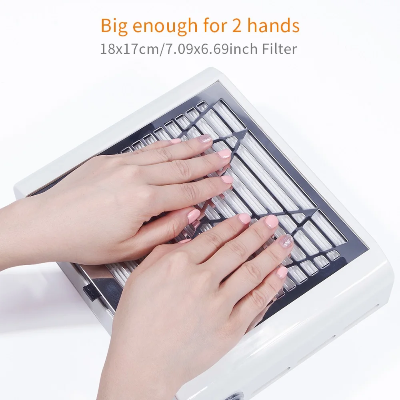 siroka radna povrsina uredjaja koja omogucava udoban oslonac za obe ruke klijenta istovremeno