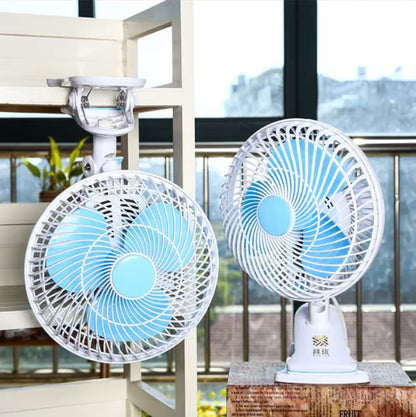 Ventilator sa stipaljkom moze da se koristi zakacen na policu ili postavljen na sto