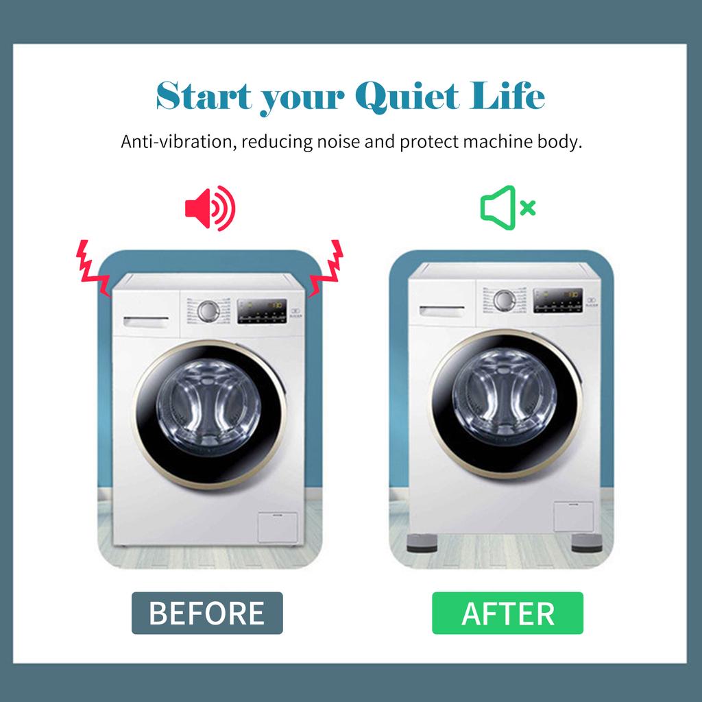 Smanjenje vibracija veš mašine uz antivibracione podloge