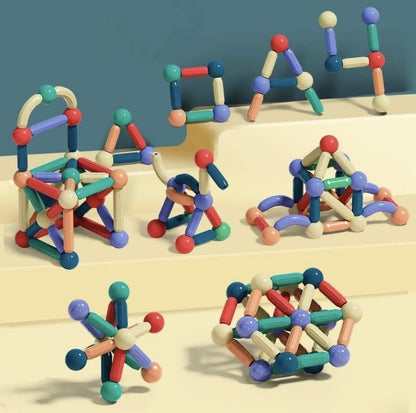 Edukativne magnetne kocke za decu set 46kom - Azijashop